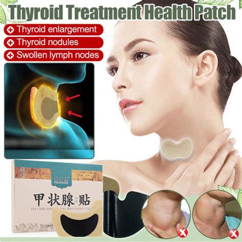 Zaboga Pcs Thyroid Health Patch Hypothyroidism Relieve Thyromegaly