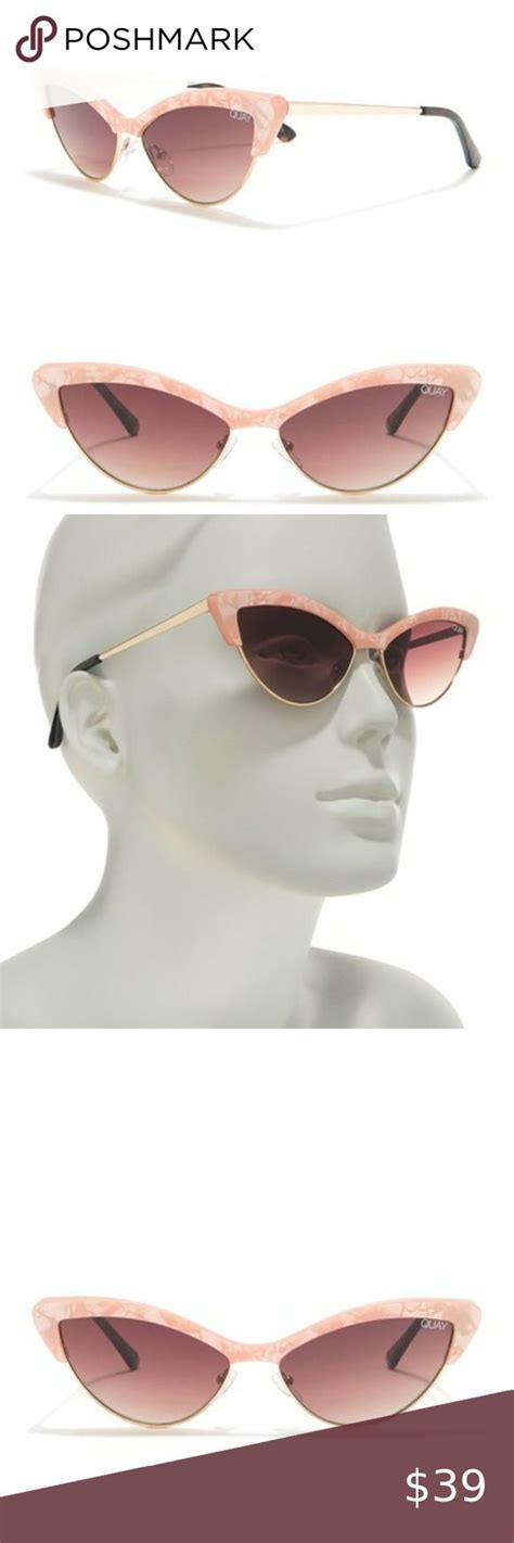 Quay Australia Narrow Cat Eye Sunglasses All Night Sunglasses