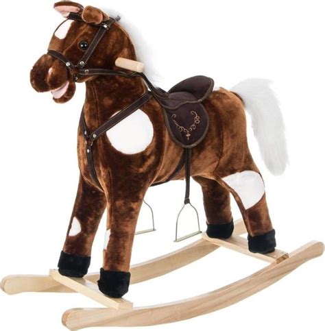 Rocking Horse Large 70 Cm Brown Toys Rocking Horses Mamabrum