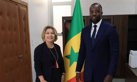 Rencontre Entre Ousmane Sonko Et L Ambassadrice De France