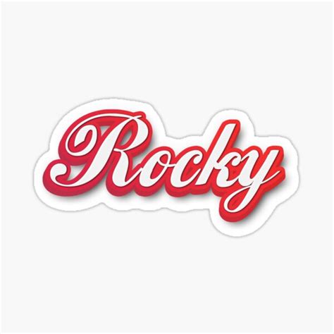 "Pet name: Rocky - Pets" Sticker for Sale by cartoon | Redbubble