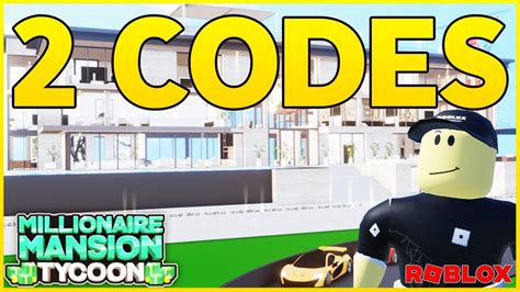 Roblox Code Mega Mansion Tycoon August 2024 Alucare Nutrinat