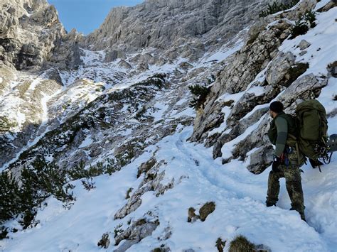 Hochgebirgsgruppe Der Pioniere Im Wettersteingebirge