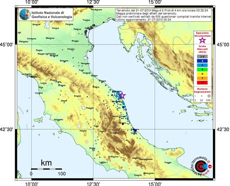 Il Terremoto Di Stanotte Nelle Marche Magnitudo Ha Fatto Tremare