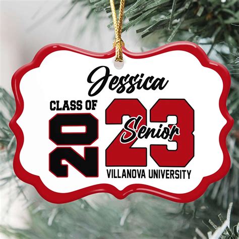 Personalized Senior Graduation Ornament Custom Name Class Of 2023 Ornament Grad