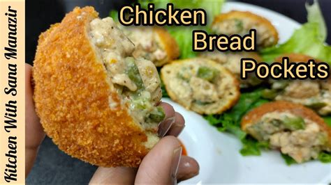 Chicken Bread Pockets Recipe By KWSM Mayo Bread Pockets A Taste Of