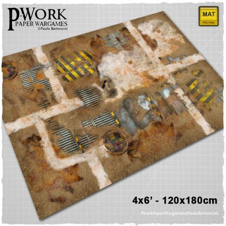 New Pwork Game Mat Industrial Ruins Bols Gamewire