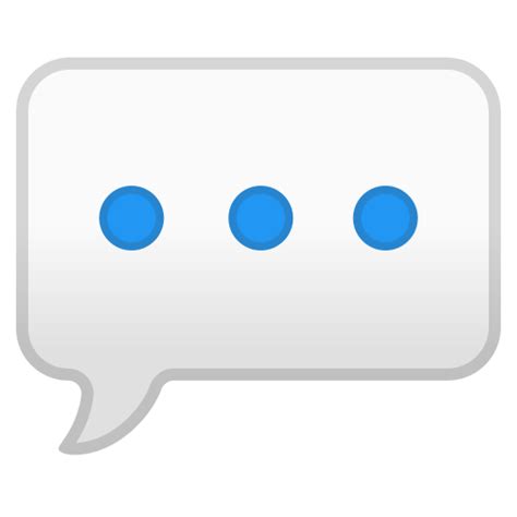 Speech Balloon Icon Noto Emoji Clothing Objects Iconpack Google