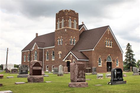 St Olaf Lutheran Church Cemetery Rural Odin Mn Flickr