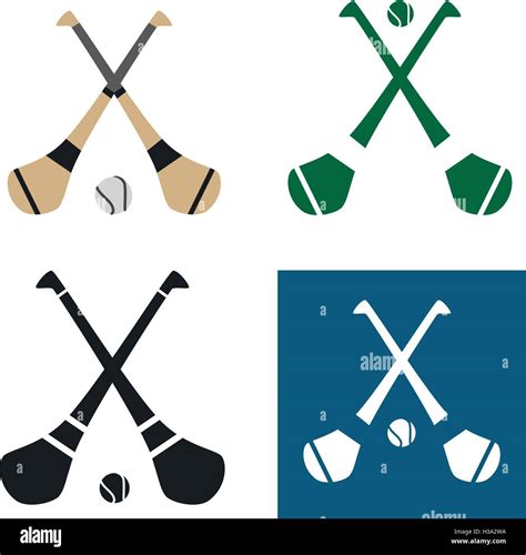 Hurling Icons Stock Vector Image & Art - Alamy