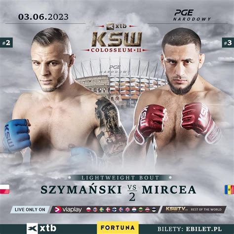 Roman Szyma Ski Vs Valeriu Mircea Na Gali Xtb Ksw Colosseum