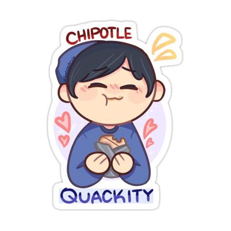 Quackity Mcyt Food Sticker By Justmeveryia Food Stickers Stickers