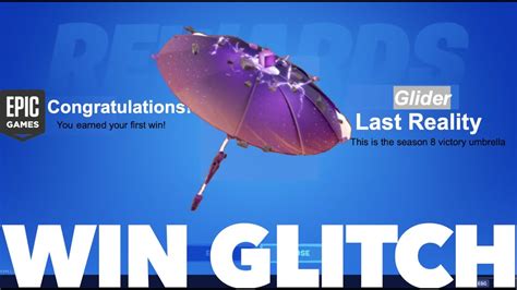 Fortnite Chapter 2 Season 8 Victory Umbrella Win Glitchfortnite