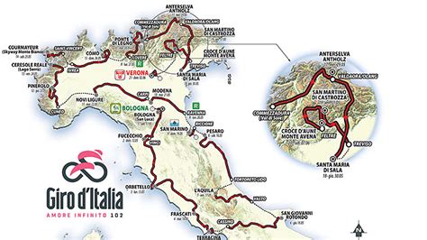 Giro D Italia 2019 Route Revealed Cyclingnews