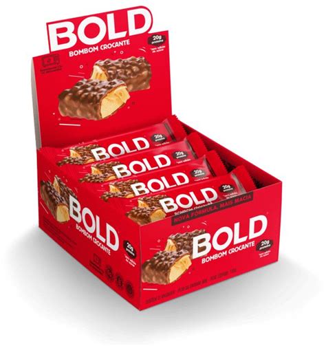 Bold Bar Barra 20g Proteina Barrinha 12 Un Sabores Fast