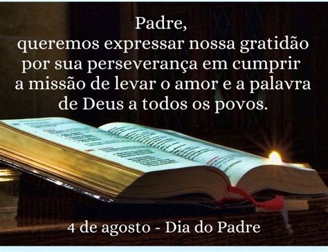 Dia Do Padre 4 De Agosto Calendarr