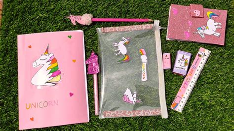 Diy Homemade Unicorn Stationery Kit Back To School Craft School