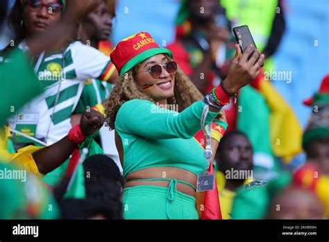 Al Wakrah Qatar Th Nov Cameroon Fans During The Fifa World