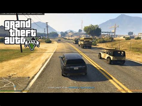 Gta Mission Intercept The Military Hardware Gold