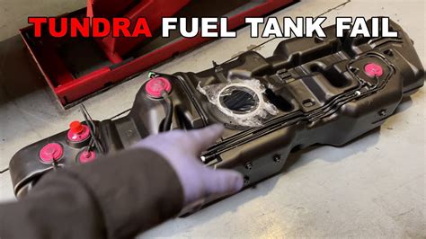 Fuel Tank Replacement On A Toyota Tundra Youtube