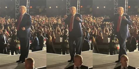 Youll Never Unsee This Video Of Trump Dancing To Ymca At A Rally