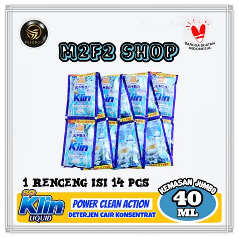 Jual So Klin Liquid Power Clean Action Kemasan Jumbo 48ml Harga