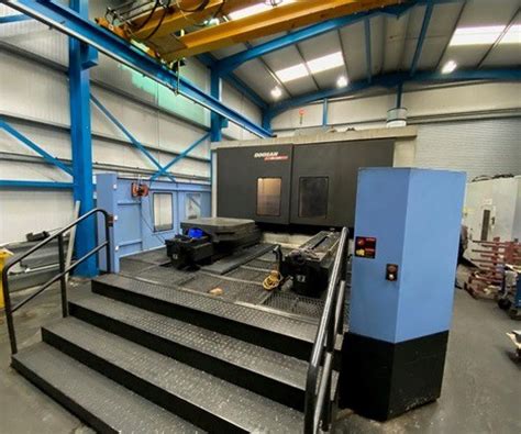 Centre D Usinage Cnc Horizontal Occasion Doosan Hm1250 2 Palettes Axe B