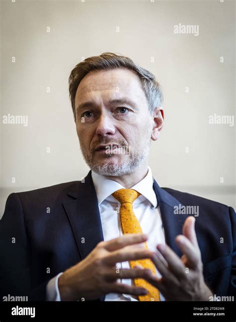 Christian Lindner FDP Bundesminister Der Finanzen Aufgenommen