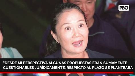 KEIKO FUJIMORI Abogados afirman que se les consultó por proyectos de