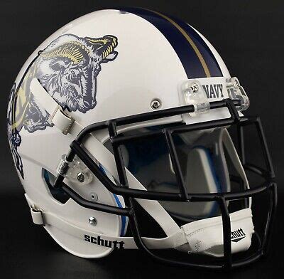 *CUSTOM* NAVY MIDSHIPMEN NCAA Schutt XP Authentic GAMEDAY Football ...