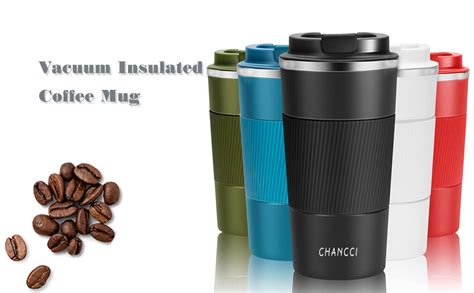 Travel Coffee Mug Spill Proof 12 Oz 380ml Insulated Coffee Mug With