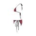 Stipes Red Custom Bikini Swimsuit ID D928875