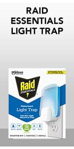 Amazon Raid Essentials Flying Insect Light Trap Starter Kit 1