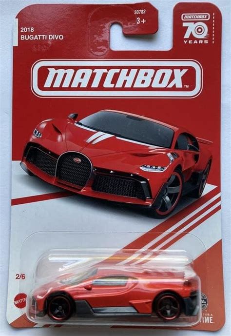 Matchbox Bugatti Divo 2018 70 años exclusivo Yaxa Colombia