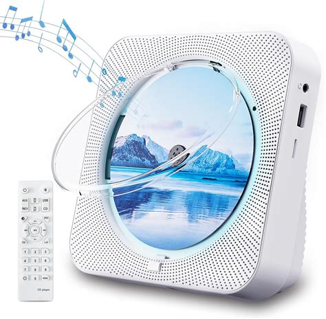 Gueray CD Player Portable Bluetooth 5.1 Desktop CD Player with HiFi ...