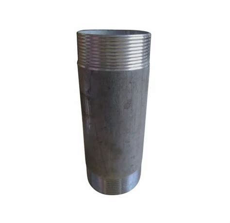 Round Head Threaded Inch Mild Steel Pipe Nipple At Rs Piece In