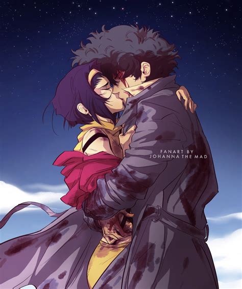 Faye Valentine And Spike Spiegel Cowboy Bebop Drawn By Johannathemad