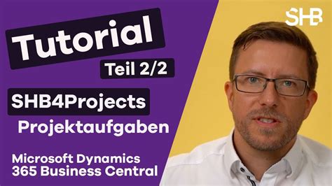 SHB4Projects Projektmodul für Microsoft Dynamics 365 Business Central