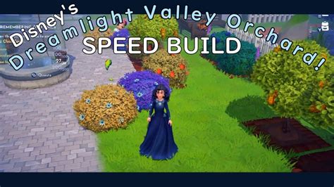 Peaceful Meadow Farm Orchard Speed Build Disney Dreamlight Valley