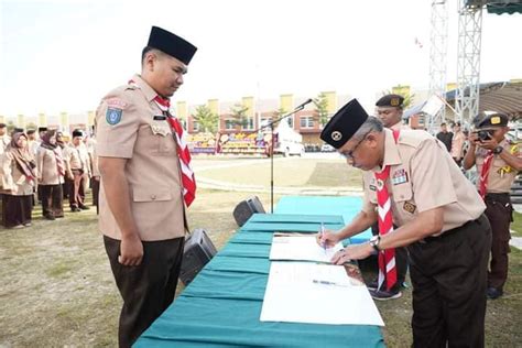 Sempena Hut Pramuka Ke Jefridin Lantik Pengurus Mabiran Kwarran