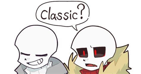 Undertaleau Dustsans Fellsans I Thought He Was Classic Sans Pixiv