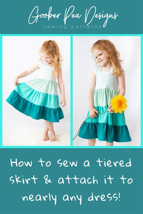 How To Sew A Tiered Skirt Goober Pea Designs