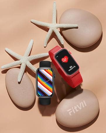 Fitvii Slim Fitness Tracker With Blood Oxygen Blood Pressure