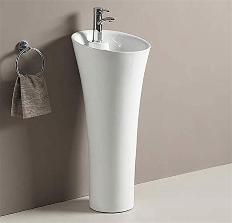 Ceramic Pedestal Wash Basin Snow White At Rs In Raigad Id