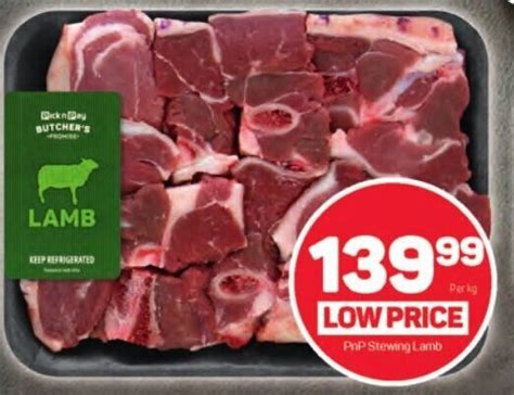 PnP Stewing Lamb Offer At Pick N Pay