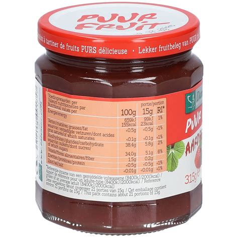 Damhert Puur Fruit Confiture Aux Fraises 315 G Redcare