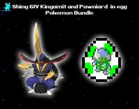 Shiny Iv Kingambit And Pawniard In Egg Pokemon Bundle For Scarle