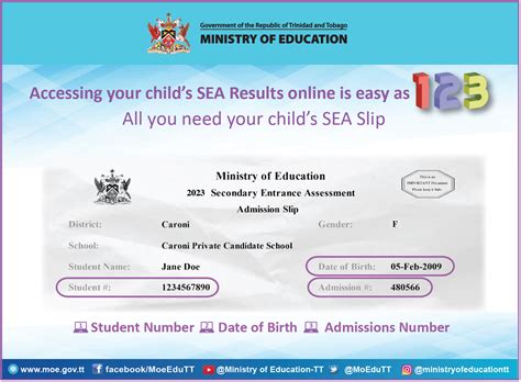 Secondary Entrance Assessment Sea 2023 Ministry Of Education