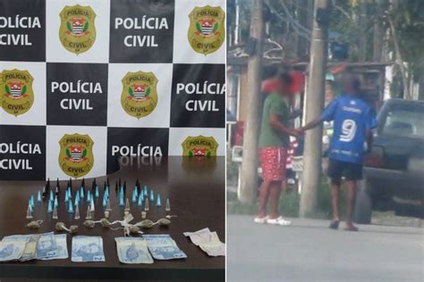 Dupla Fotografada E Presa Em Flagrante Por Tr Fico De Drogas No