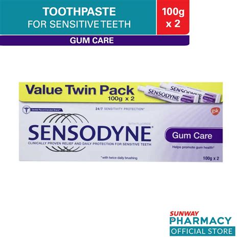 Sensodyne Toothpaste Gum Care 100gx2 Shopee Malaysia